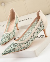Slim stilettos lace high-heeled shoes for women