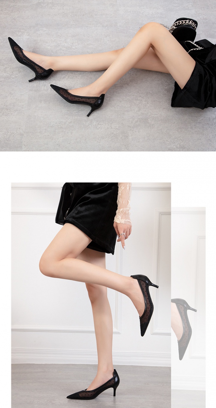 Sexy high-heeled shoes pointed shoes for women