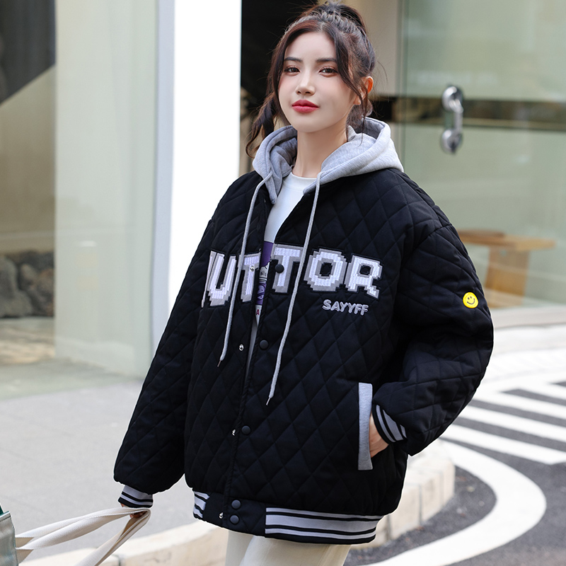Hooded Korean style high student winter bread clothing