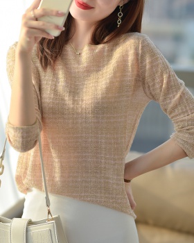 Wool elegant organza sweater
