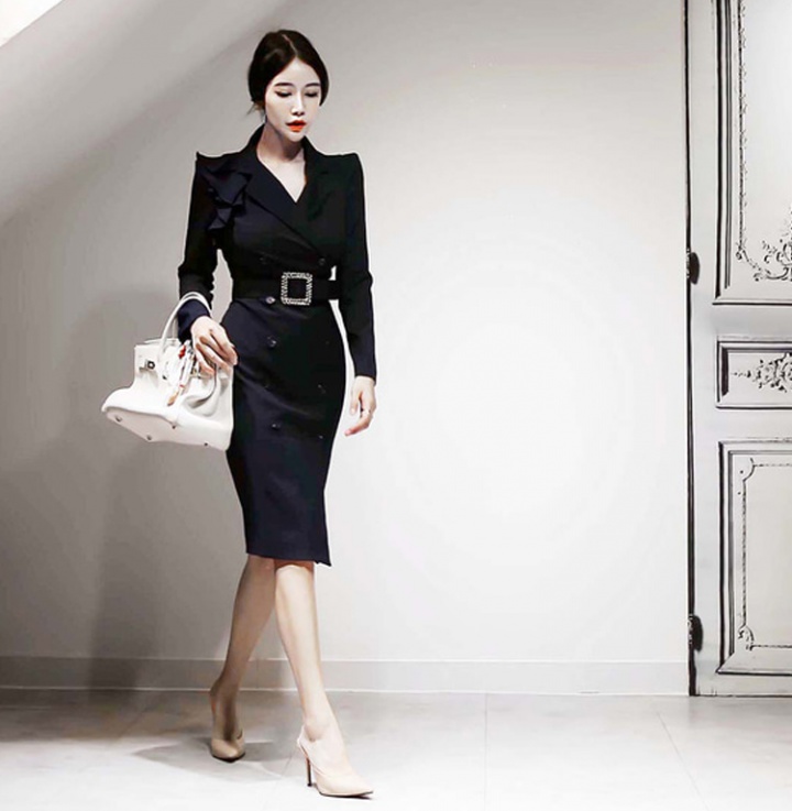 Korean style business suit profession dress