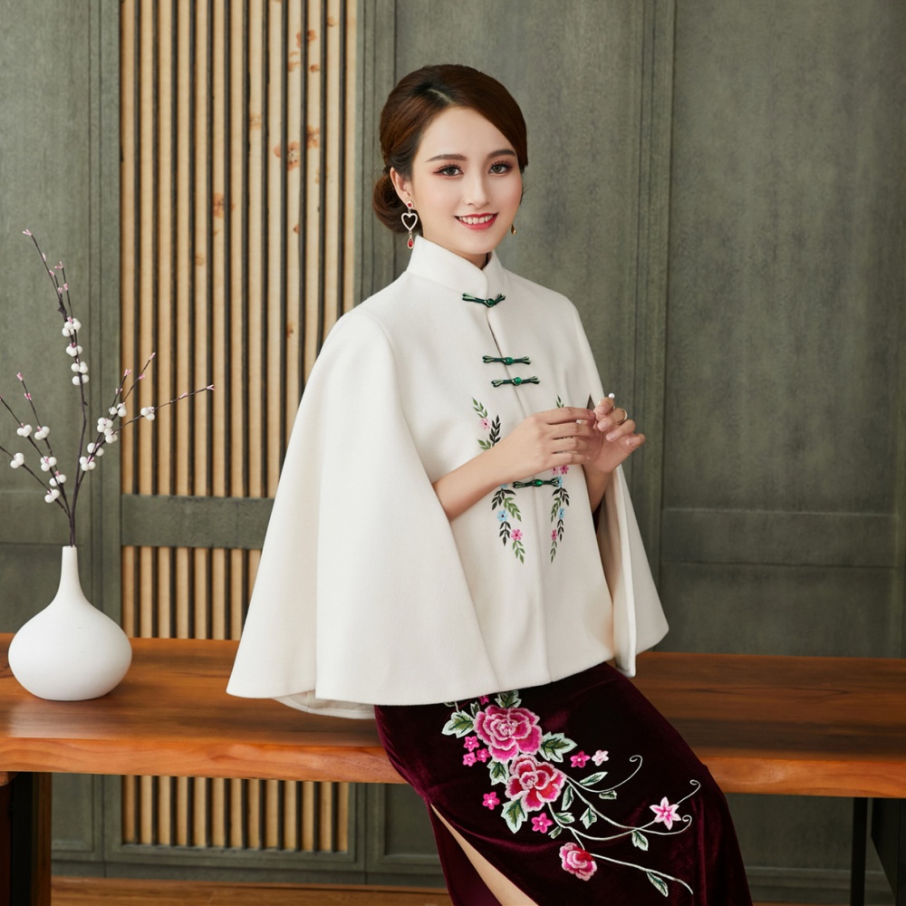 Chinese style national style coat winter cloak