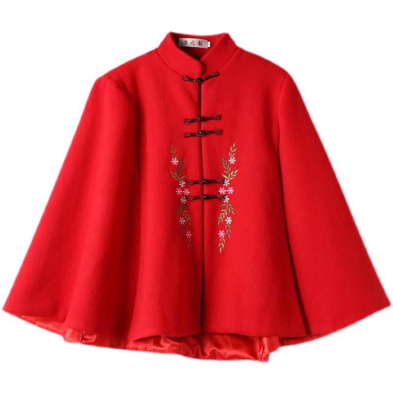 Chinese style national style coat winter cloak