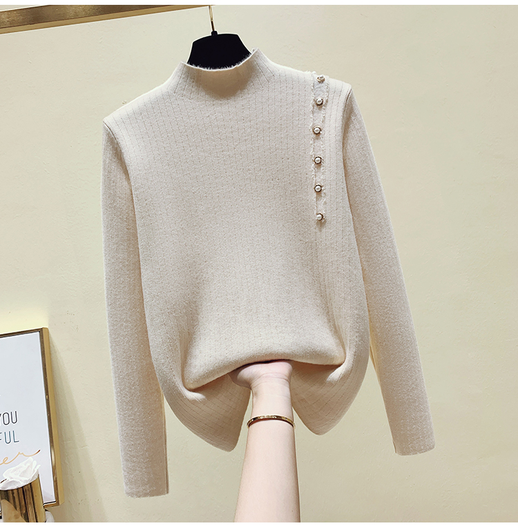 Winter thermal bottoming shirt slim sweater for women