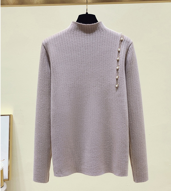 Winter thermal bottoming shirt slim sweater for women