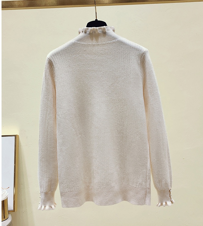 Plus velvet sweater thick bottoming shirt for women