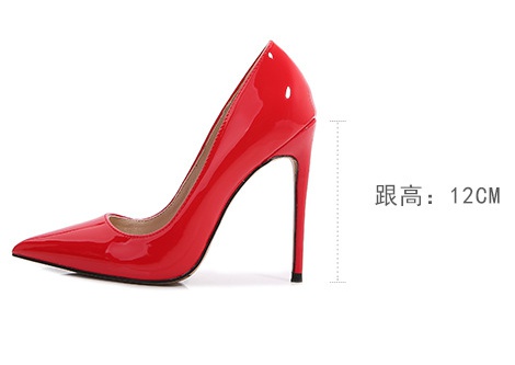 European style large yard pointed high-heeled shoes