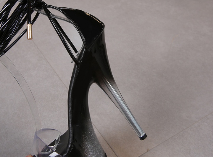 Rome nightclub shoes model steel sandals for women