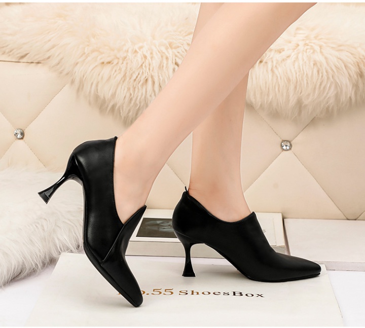 Nightclub high-heeled shoes pointed shoes for women