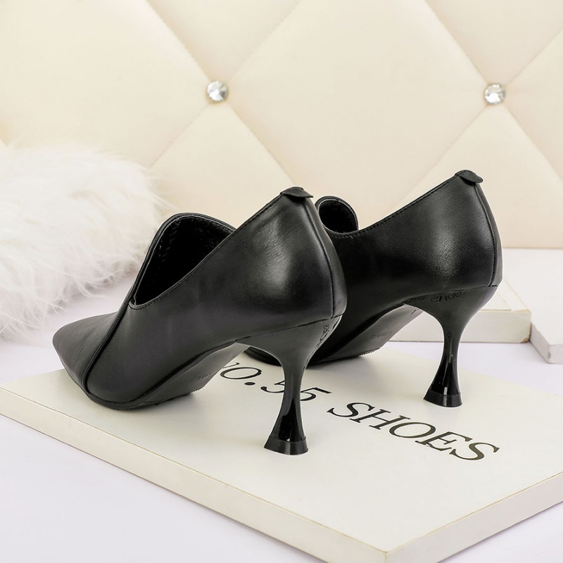 Nightclub high-heeled shoes pointed shoes for women