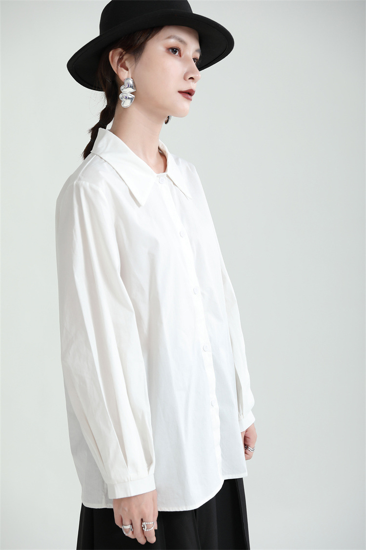 Pure winter Casual long sleeve lazy loose shirt for women