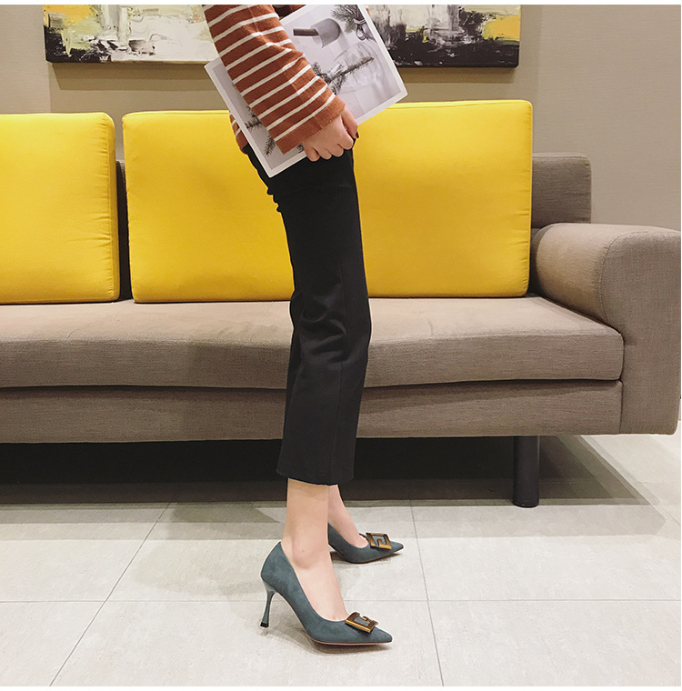 Fine-root high-heeled shoes shoes for women