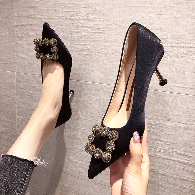 France style high-heeled shoes autumn shoes for women