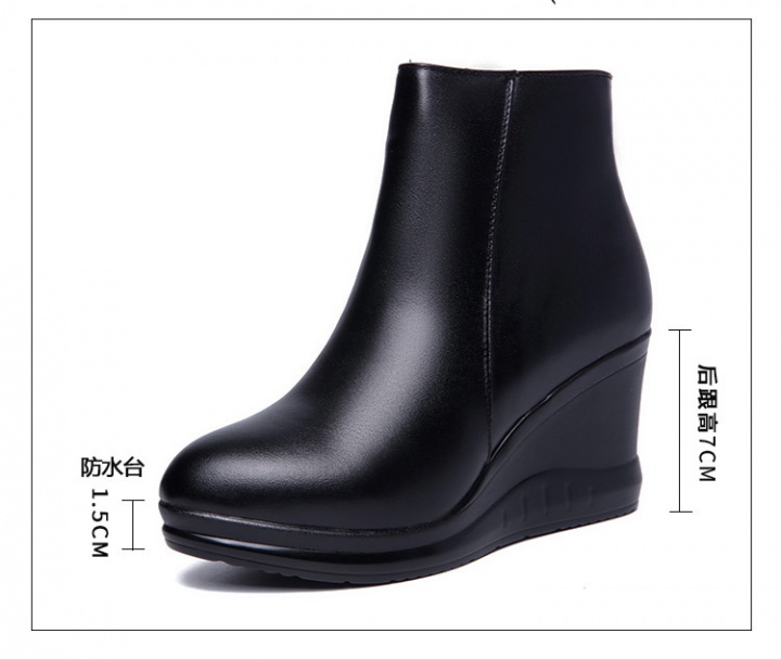 Large yard short boots high-heeled ankle boots for women