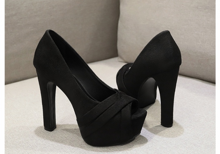 Thick sexy shoes high-heeled platform for women