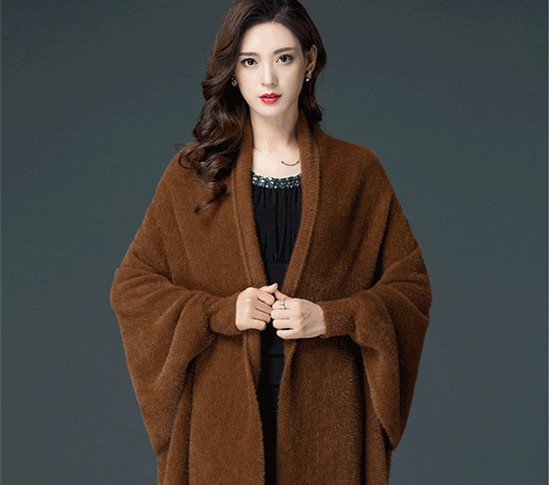 Autumn and winter scarves cloak for women