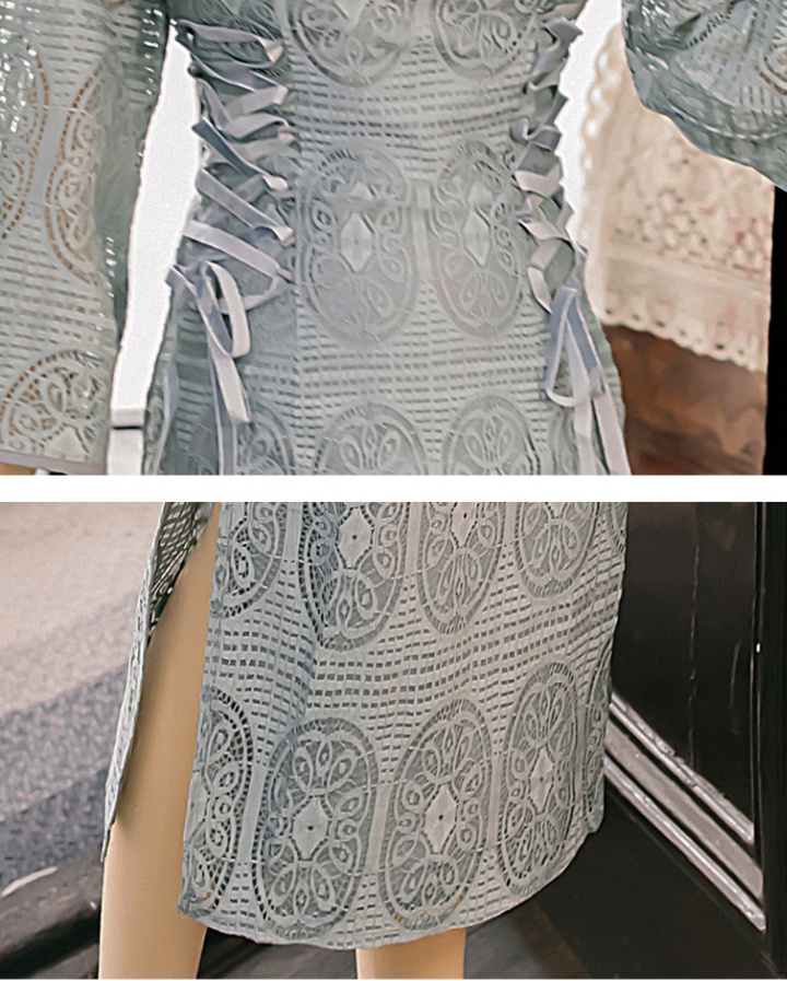 Bandage cheongsam maiden dress