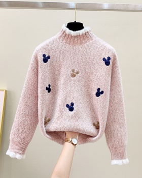 Wears outside autumn and winter pullover mickey sweater