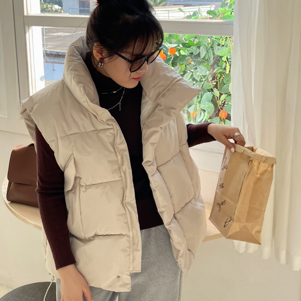Down all-match cotton coat loose bread clothing