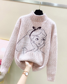 Autumn and winter bottoming pullover sweater for women