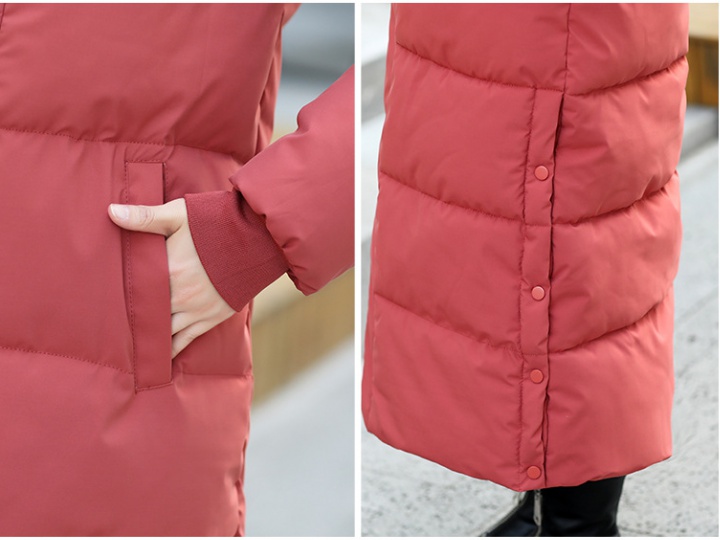 Removable lengthen winter cotton coat thick down coat
