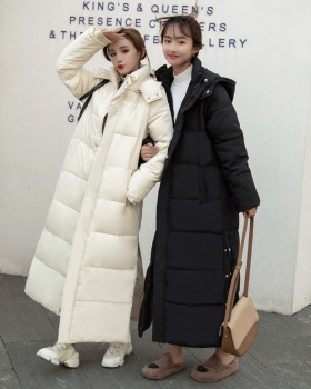 Student down cotton coat lengthen thick coat for women