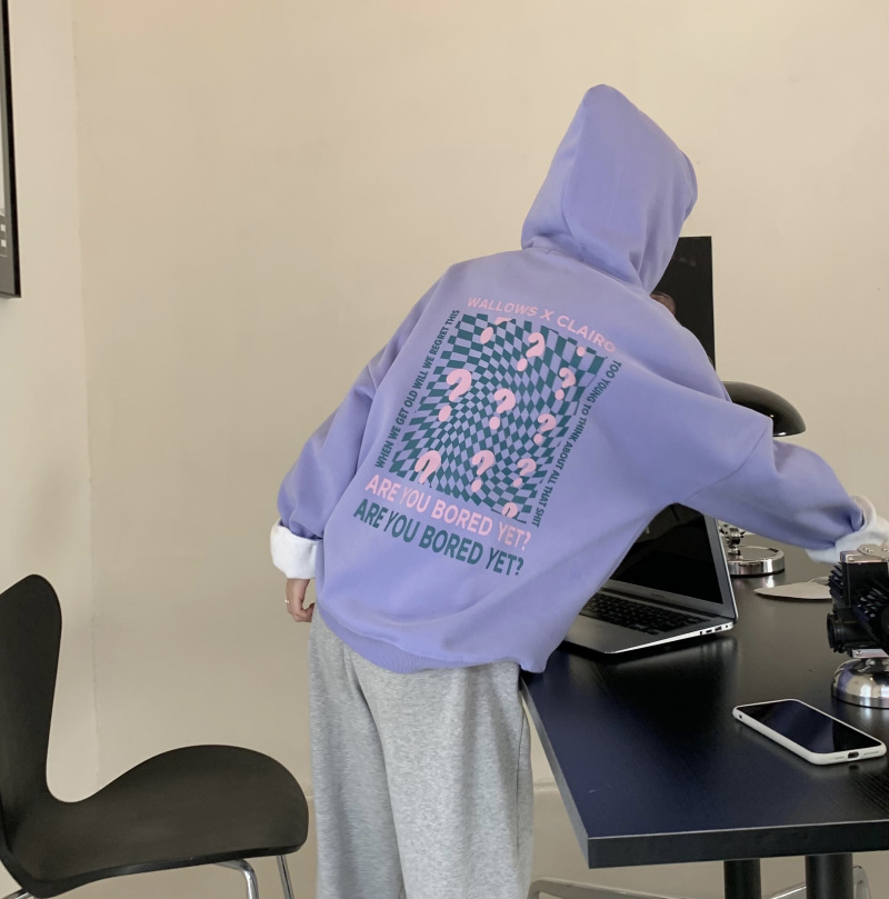 Double chessboard hoodie cotton two-sided printing hat