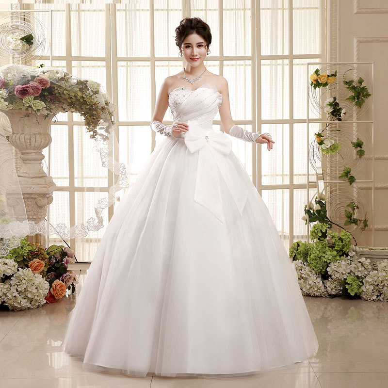 Bride wedding dress Korean style formal dress