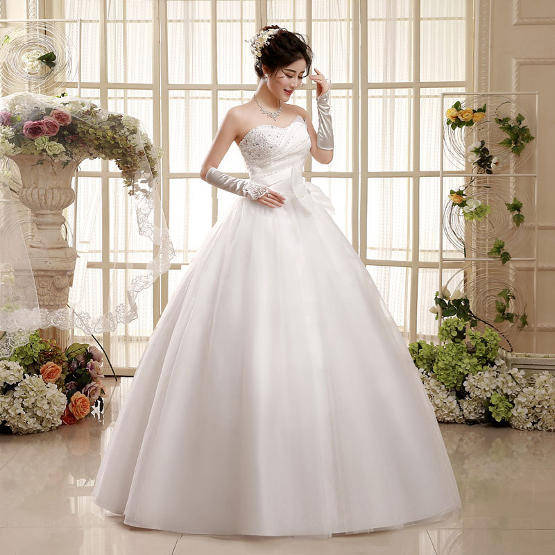 Bride wedding dress Korean style formal dress