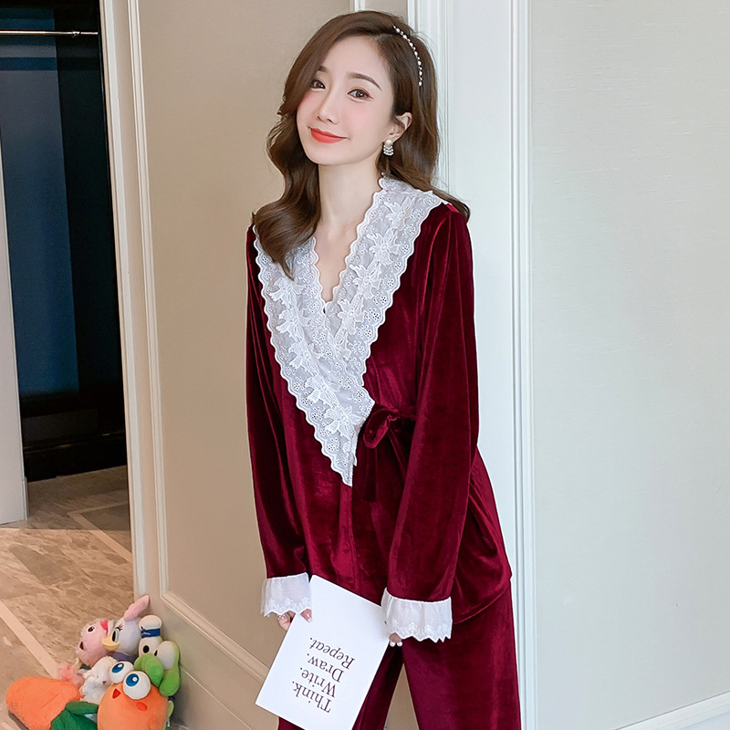 Korean style student pajamas a set for women