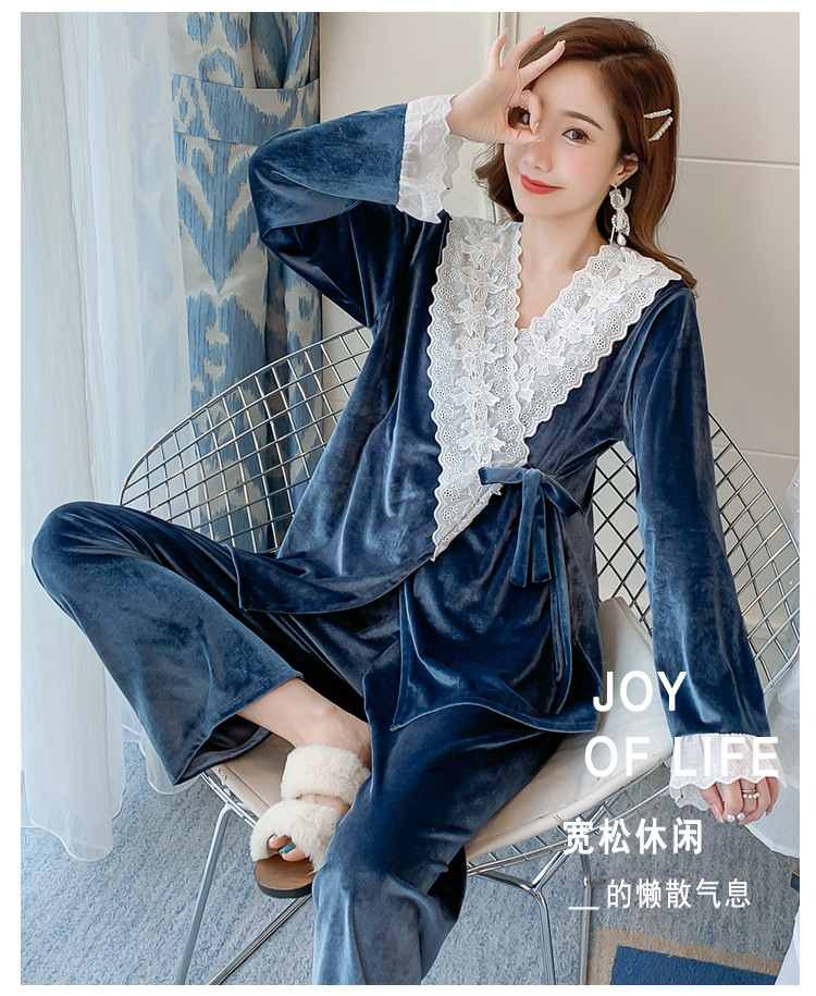 Korean style student pajamas a set for women