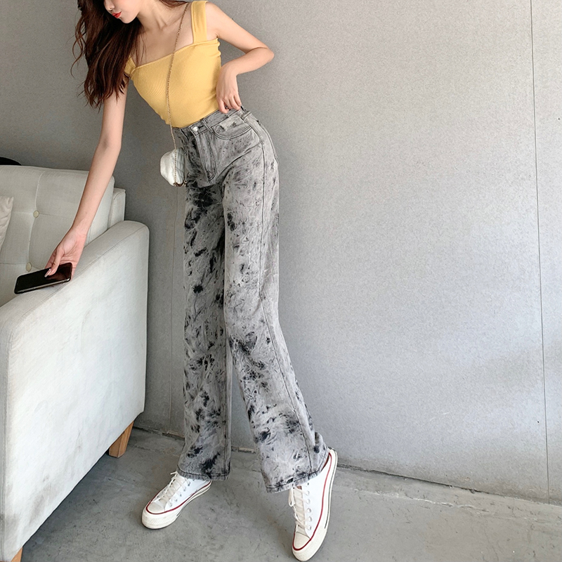 High waist casual pants jeans for women