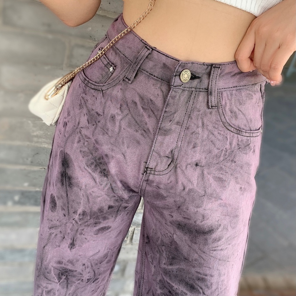 High waist casual pants jeans for women