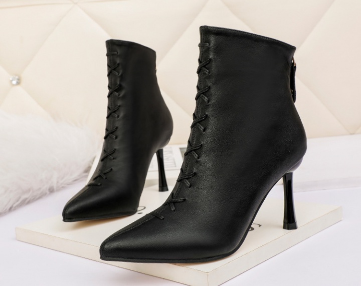 Sexy nightclub stilettos simple fashion short boots