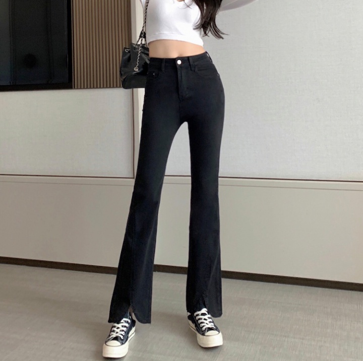 Arc spring and autumn flare pants slim mopping pants for women
