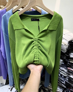 Spring and autumn sweater bottoming shirt for women