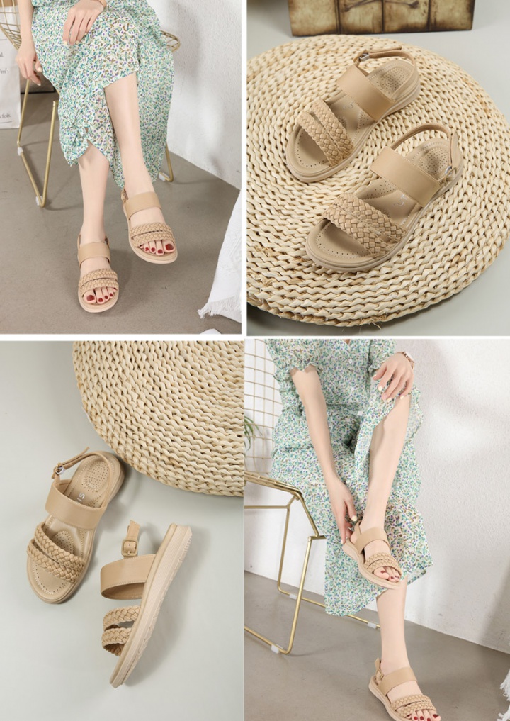 Portable summer cozy shoes retro fashion sandals