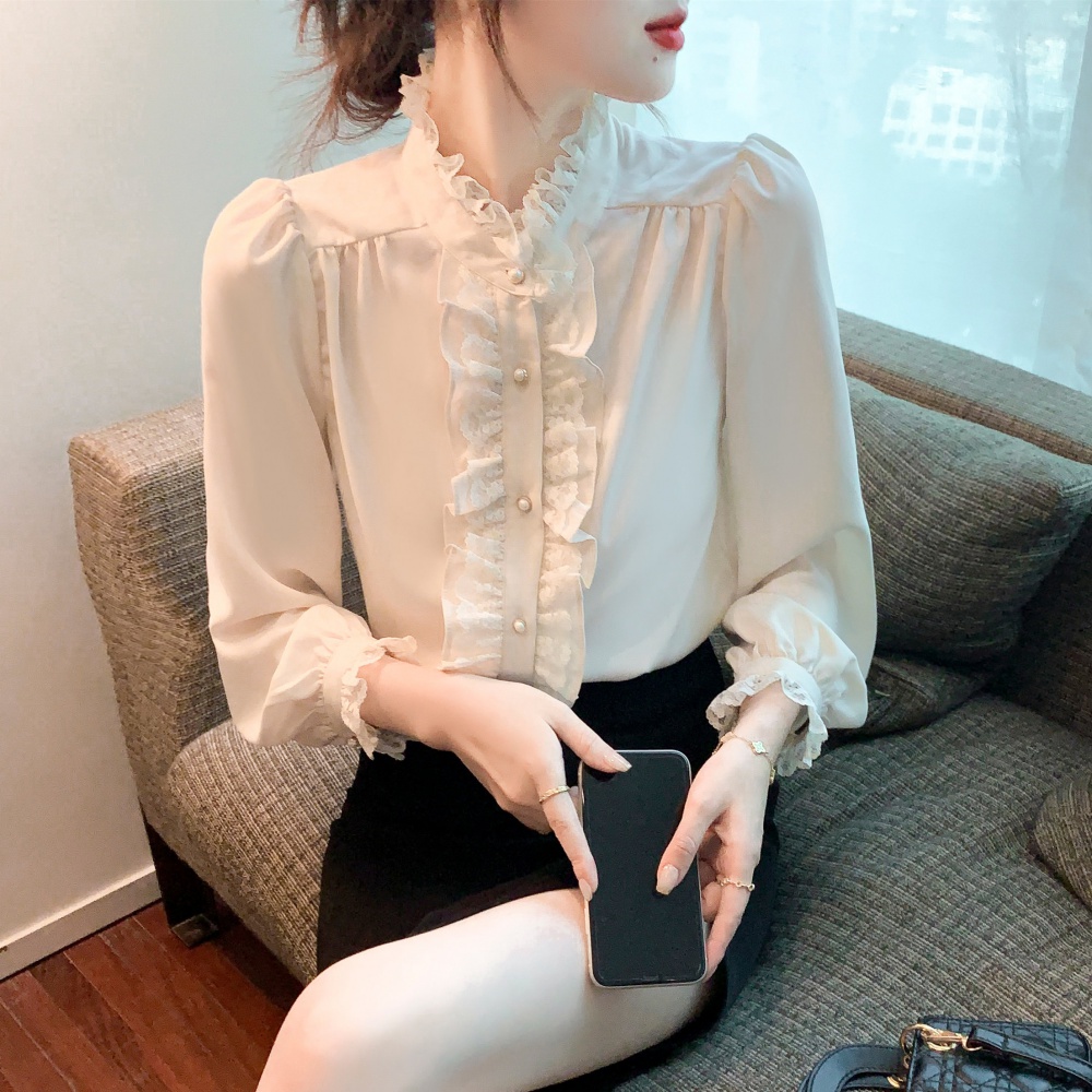 Lady Korean style shirt spring small shirt