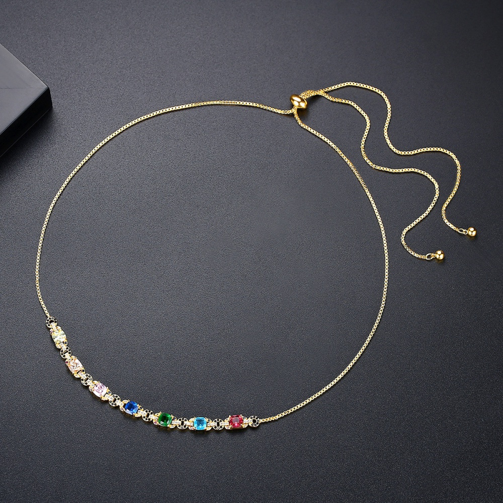 Fashion chain Korean style seven colors colors necklace