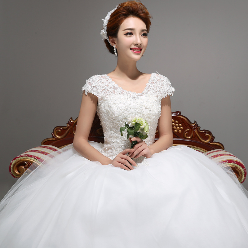 Retro formal dress Korean style wedding dress