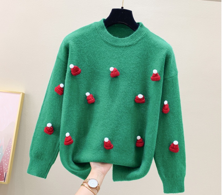 Lazy Japanese style christmas sweater for women