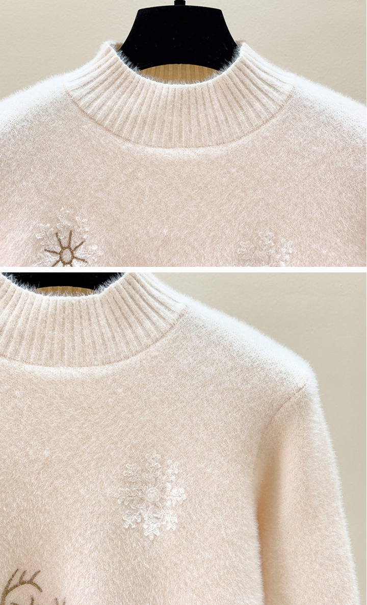 Autumn and winter tops fawn sweater for women