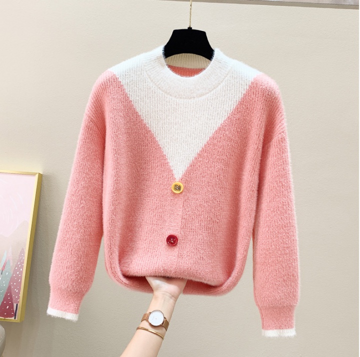 Autumn and winter bottoming shirt thick sweater for women