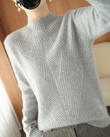 No pilling thick shirts wool sweater for women