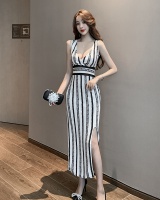 Slim split fashion formal dress sexy spring long dress
