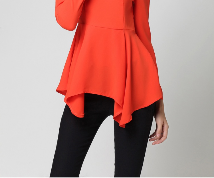 Autumn beading shirt Korean style fashion tops for women