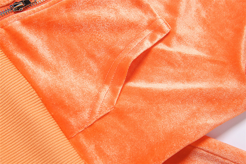 Casual navel sweatpants 2pcs set for women