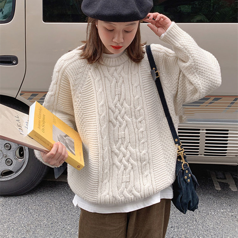 Autumn and winter loose sweater for women
