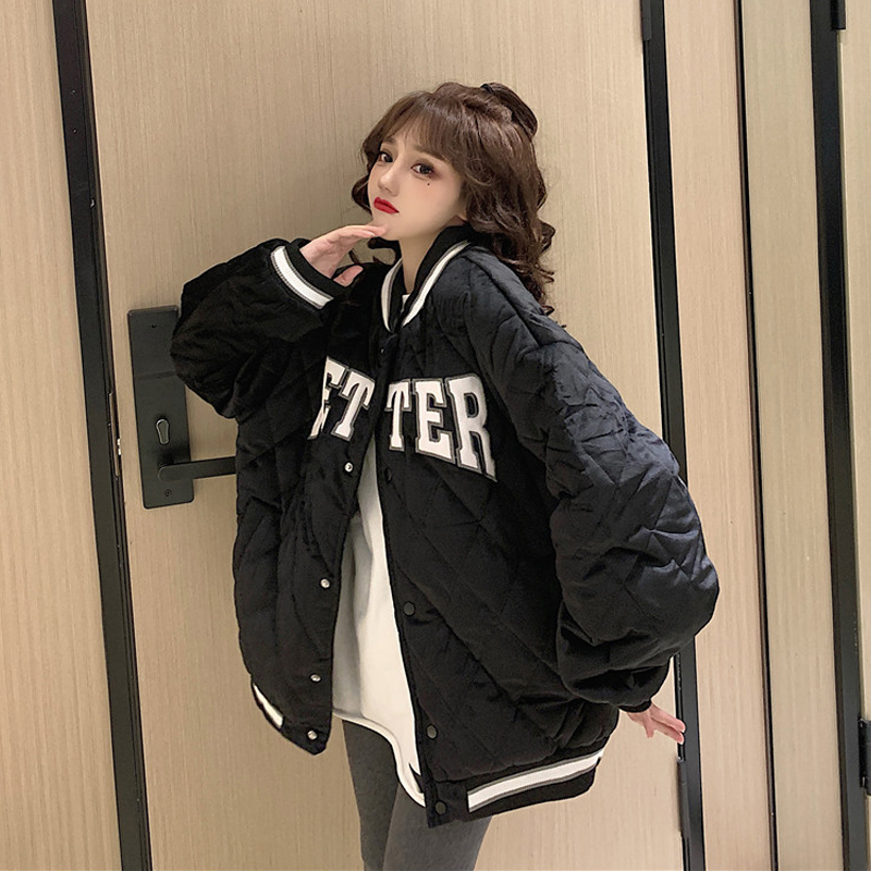 Korean style cotton coat loose baseball uniforms