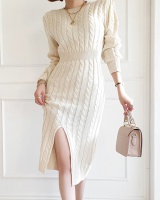 Autumn and winter dress long sleeve T-back for women